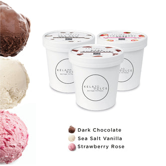 [Promo] 3 Full-Pints Neapolitan Set (3 X 473ml)